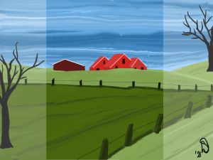 Onverhard wandelen, het boerenlandpad